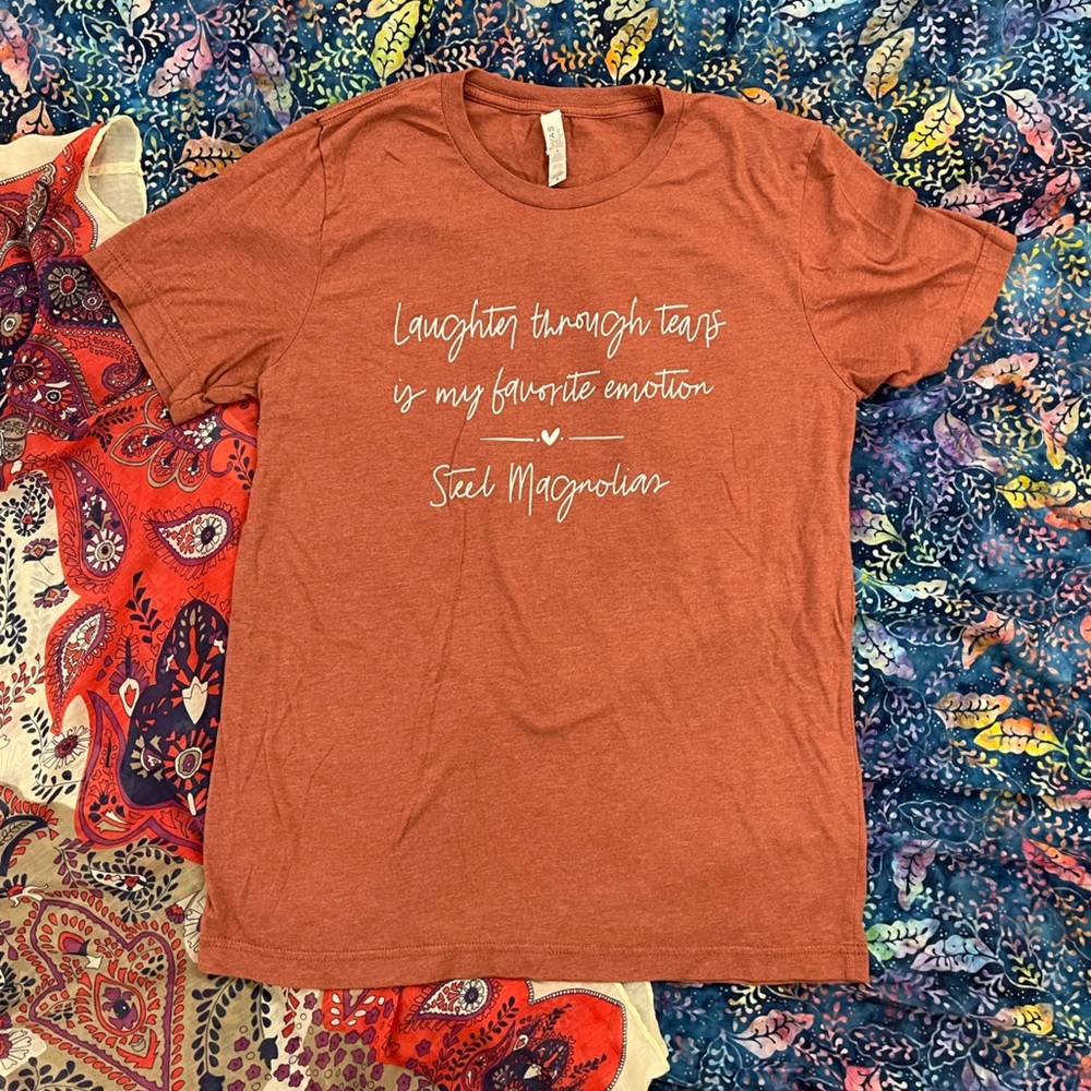 Steel Magnolias Classic Movie Lines Fitted tee size medium
